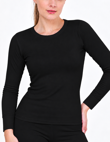 Double Plush Round Neck Thermal T-shirt 