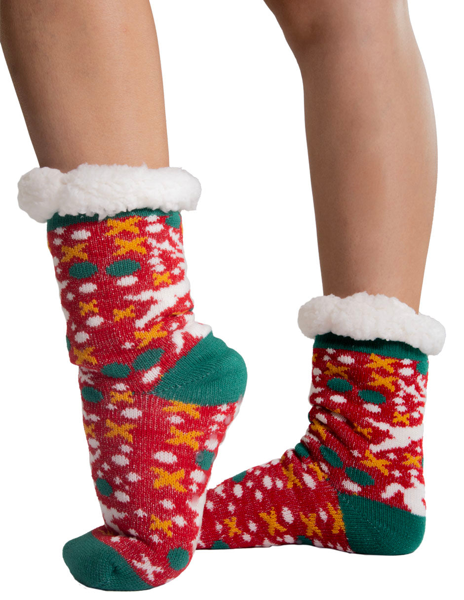 Lady Deer Sherpa Sock