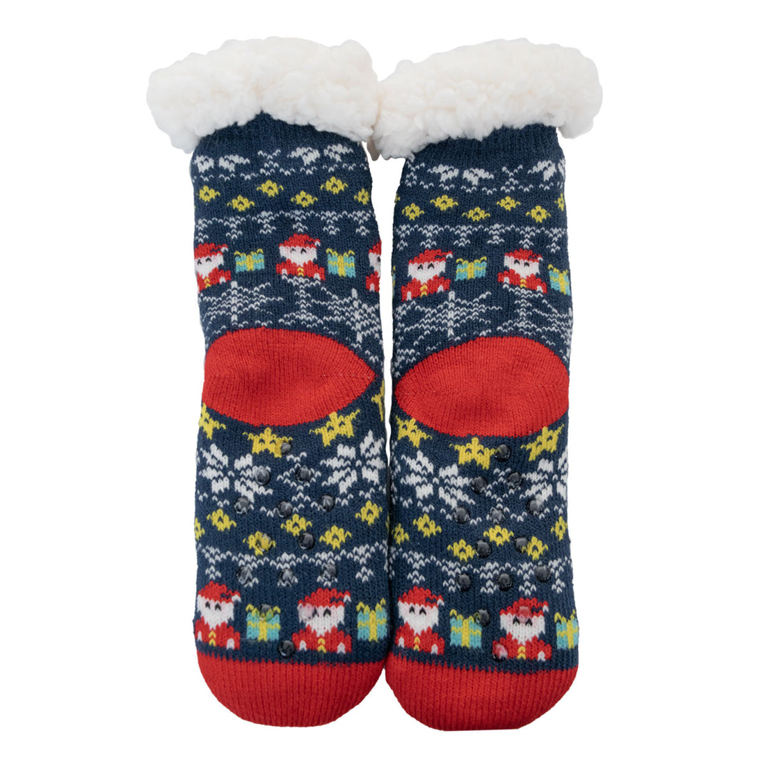 Calcetín Sherpa Santas Niño