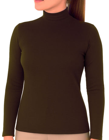 Camiseta Térmica Cuello Mao Café