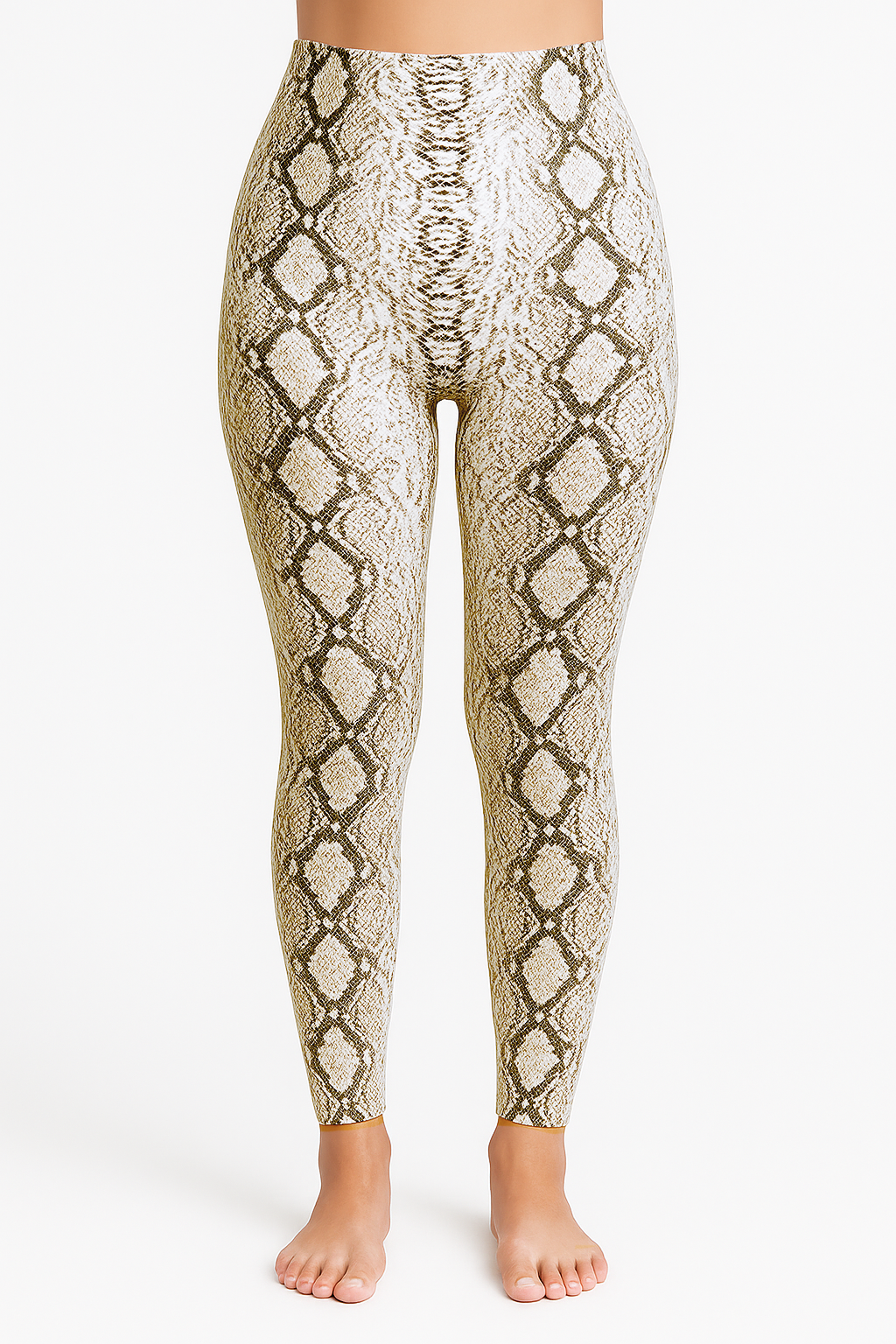 Legging estampado de Vibora Afelpado Sepia