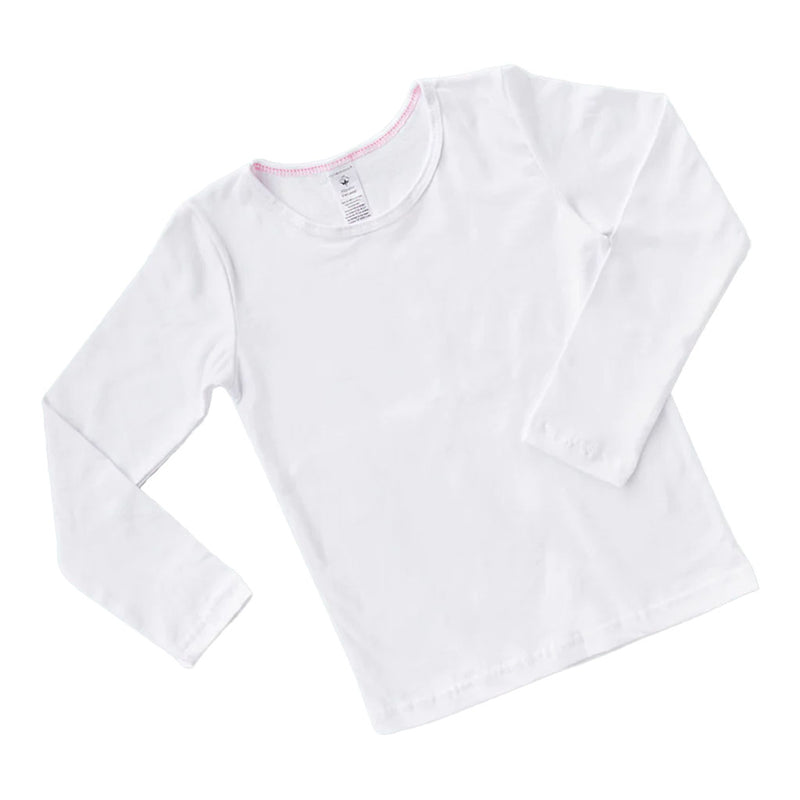 Camiseta De Algodón Manga Larga