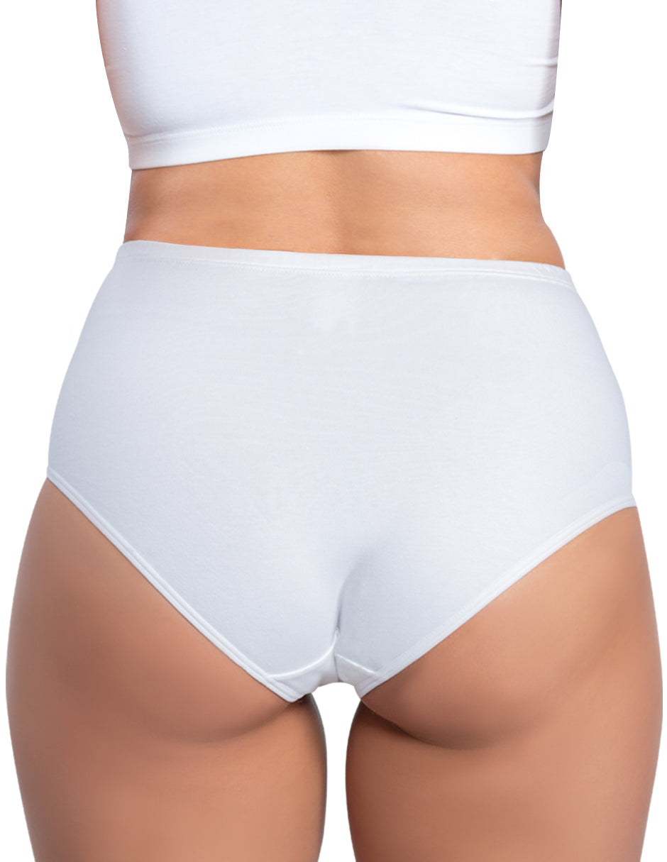 Panty Clásica Completa Xanthe PCX02 Blanco