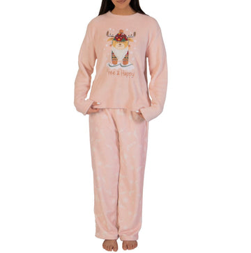 Free&amp;Happy Ladies Plush Pajamas