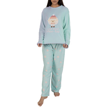 Love Mee Ladies Plush Pajamas