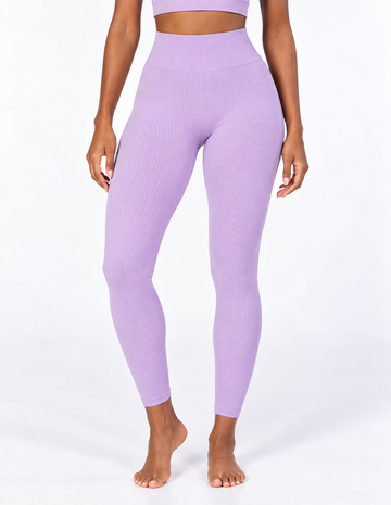 Legging Acanalado Sin Costuras