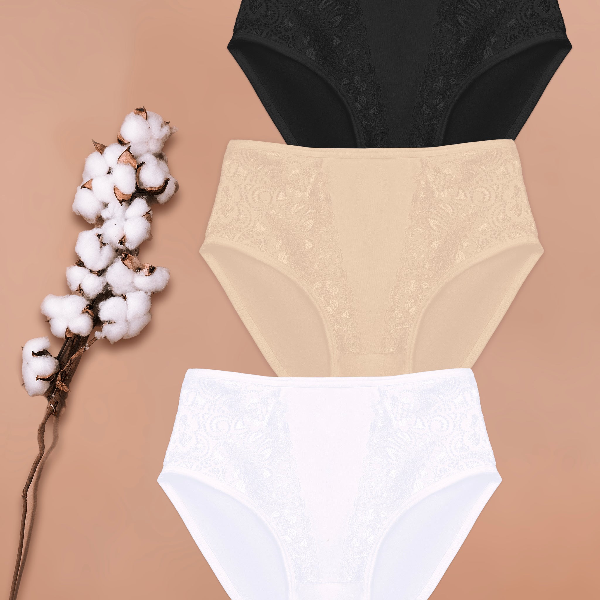 Tripack Panty Clásica Algodón Pima 9001