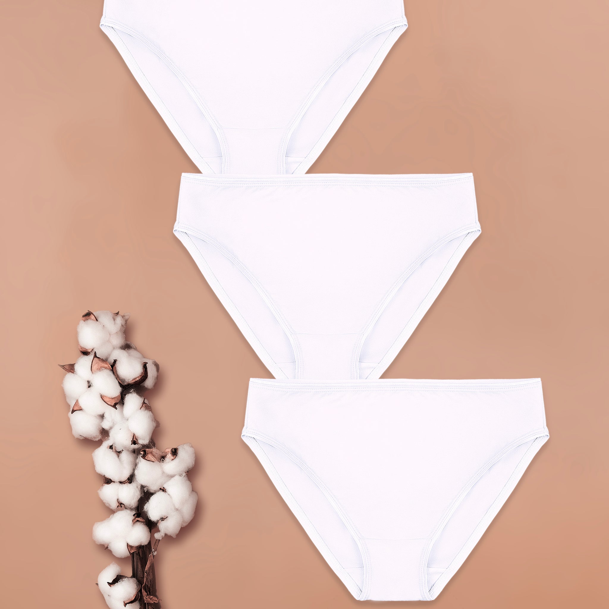 Tripack Panty Clásica Algodón Pima 9060