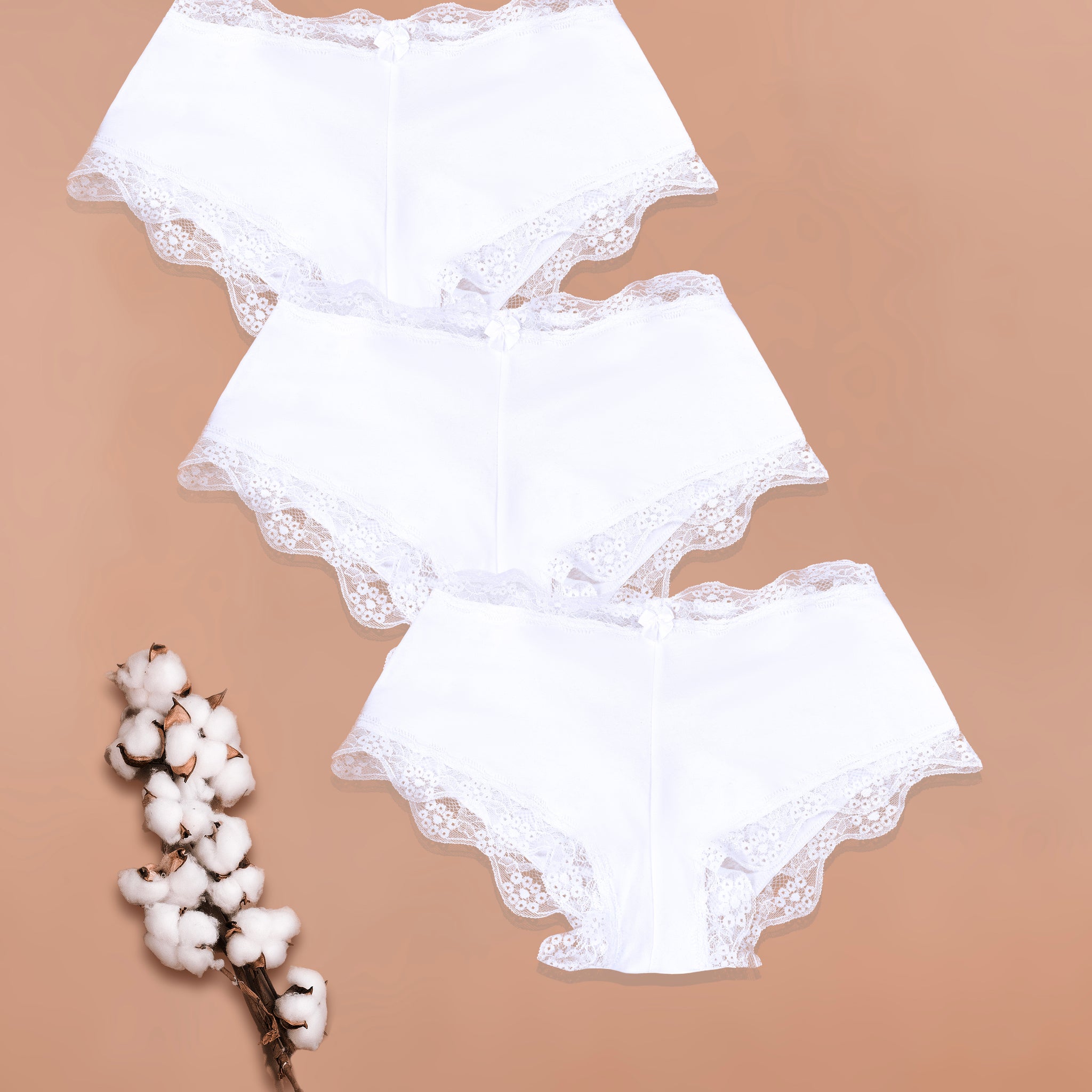 Tripack Panty Hipster Algodón Pima 9071
