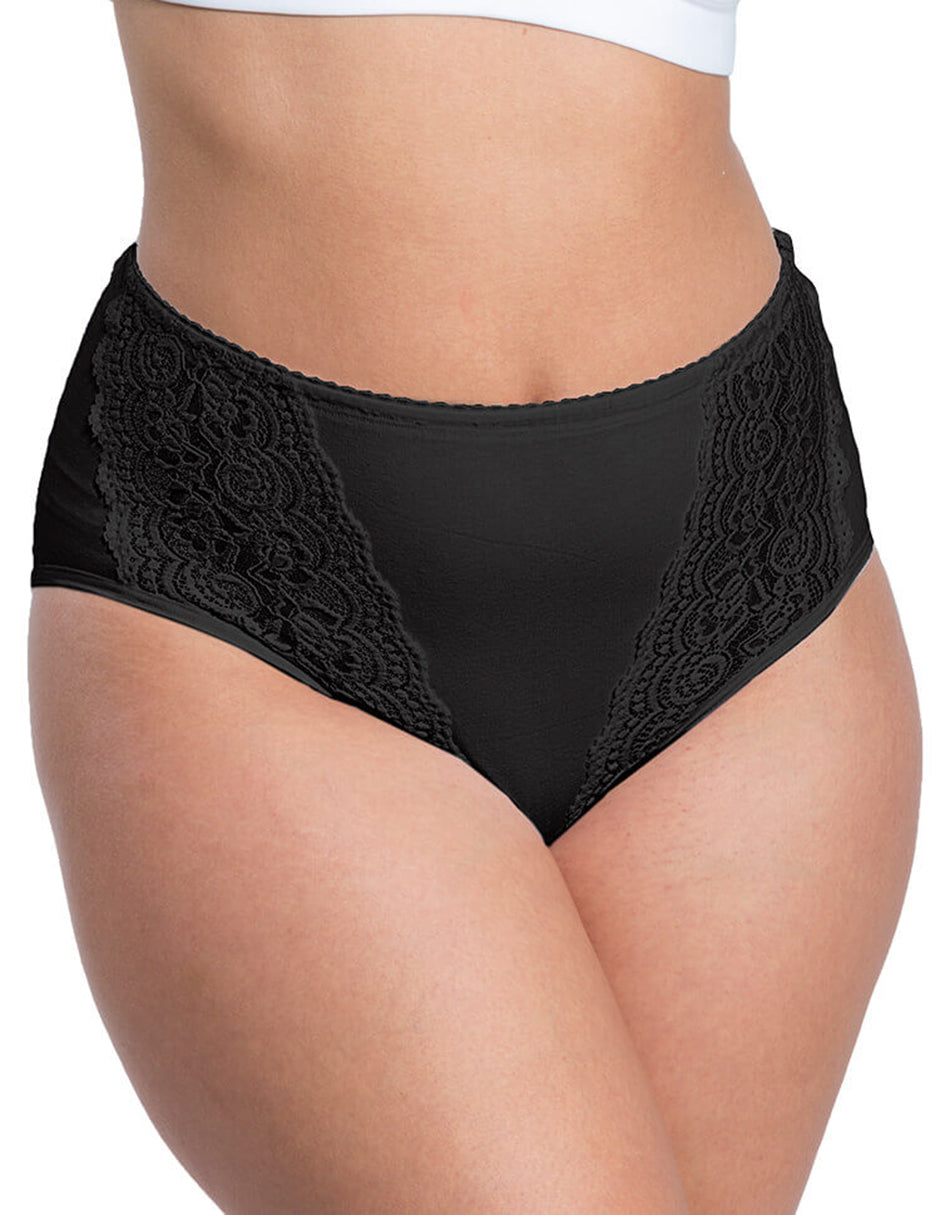 Panty Clásica Completa Xally PCX05 Negro