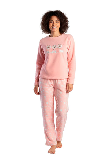 LADIES PAJAMA SET M/L WITH ME PANTS