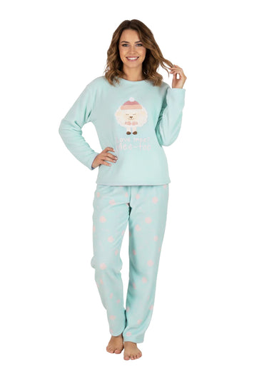 Love Mee Ladies Plush Pajamas