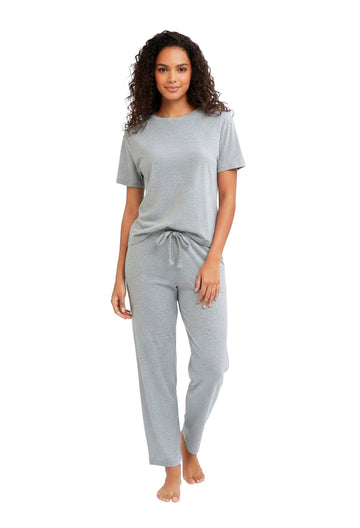 Set Pijama Confort Lavanda Gris