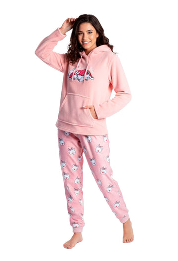 Plush Sleep Lady Pajamas