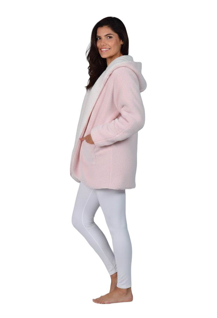 Chaqueta Invernal reversible con Capucha y Bolsillos