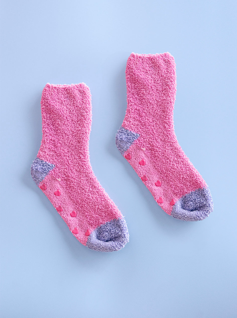 Calcetínes Plush Para Niña