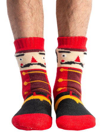 Nutcracker Knight Sherpa Sock