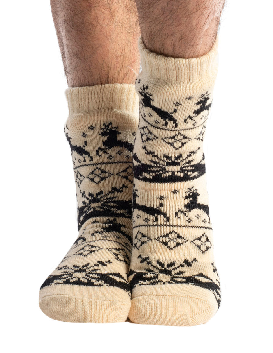 Reindeer Sherpa Sock