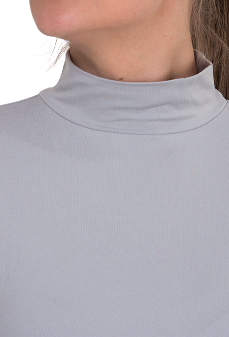 Camiseta térmica cuello alto afelpado regular. - Oscar Hackman 