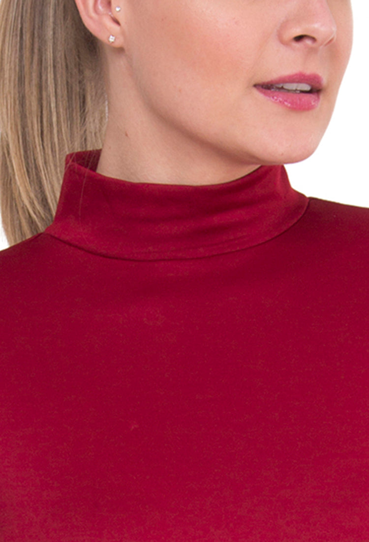 CAMISETA térmica con afelpado interior cuello alto manga larga para Mujer  Hackman HC-CFCAD-21