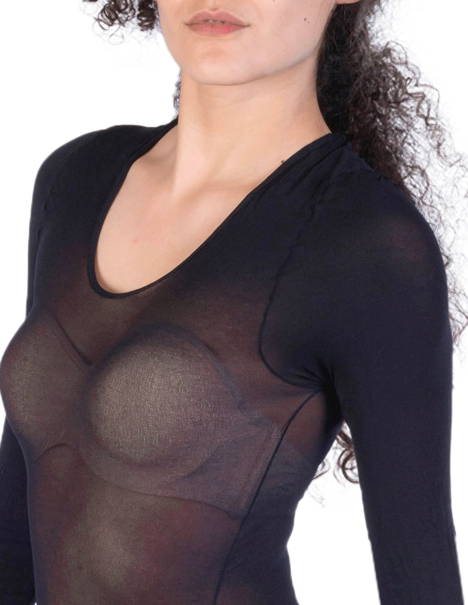 Round Neck Microfiber Thermal T-shirt