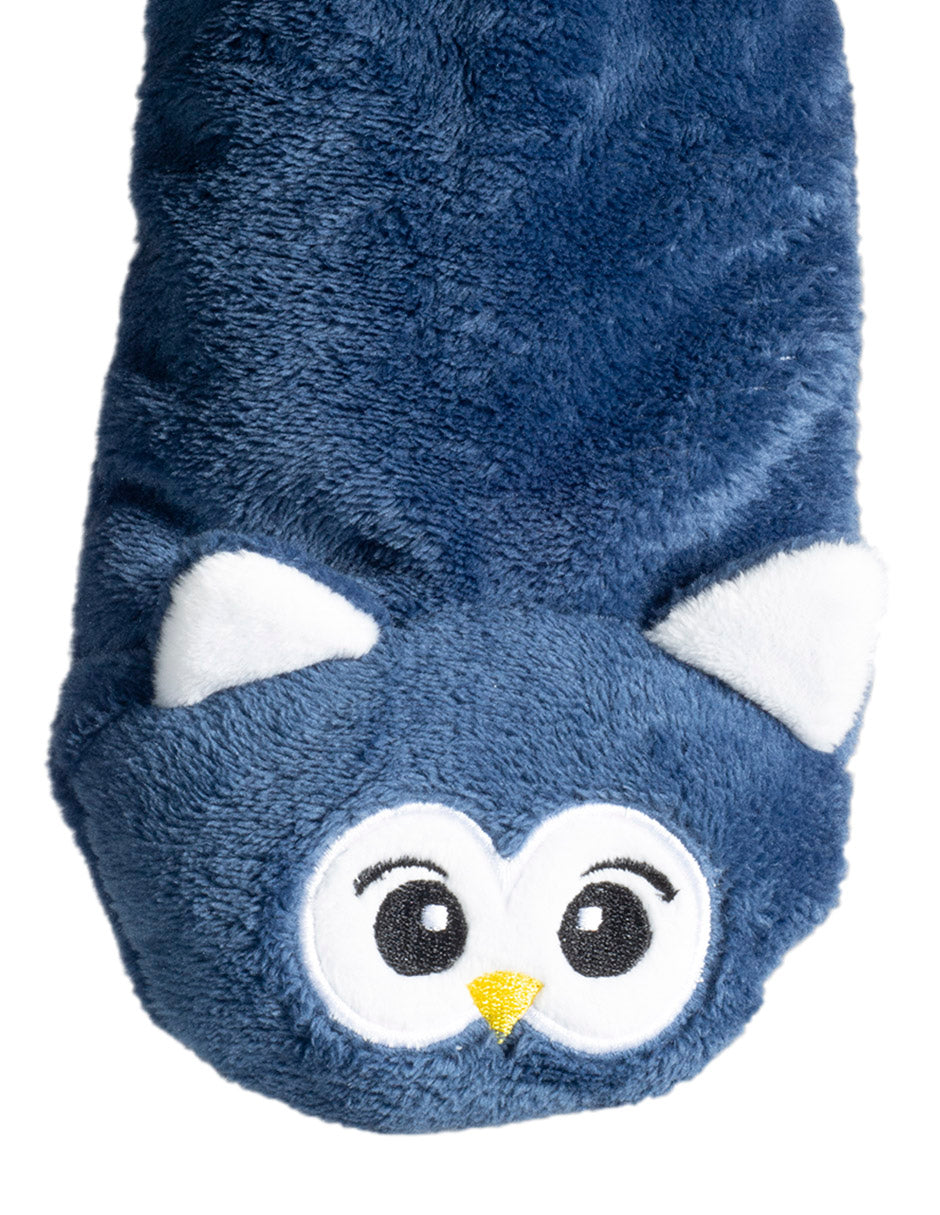 Owl design sherpa sock 