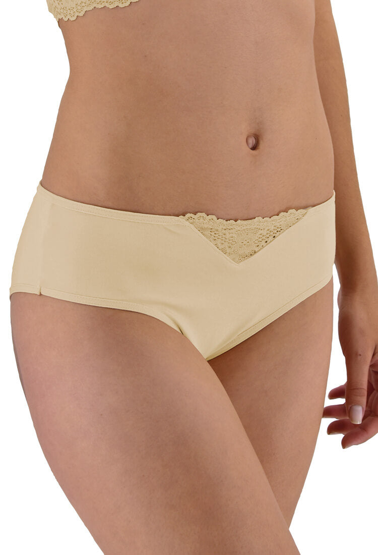 Panty bikini ALGODÓN PIMA con encaje 9086 - Oscar Hackman 