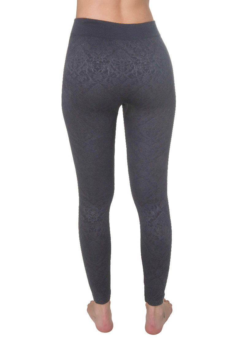 Legging flores afelpado. - Oscar Hackman 