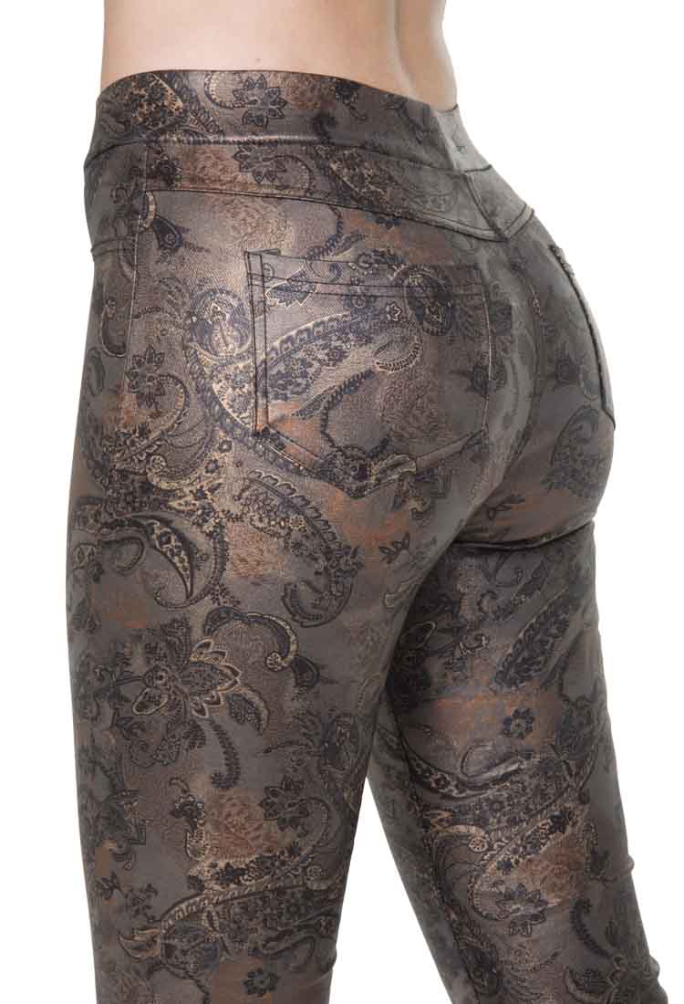 Legging pantalón paisley. - Oscar Hackman 