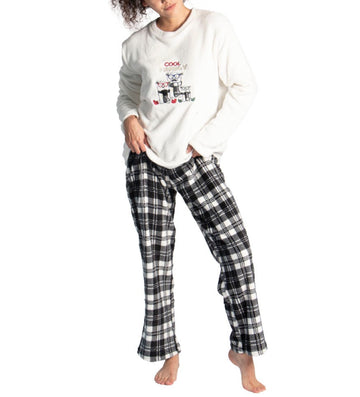 Set Pijama Ositos Dama