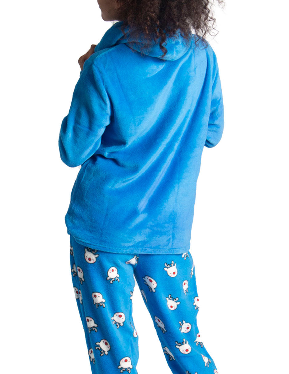Set Pijama Sleep Dama Azul