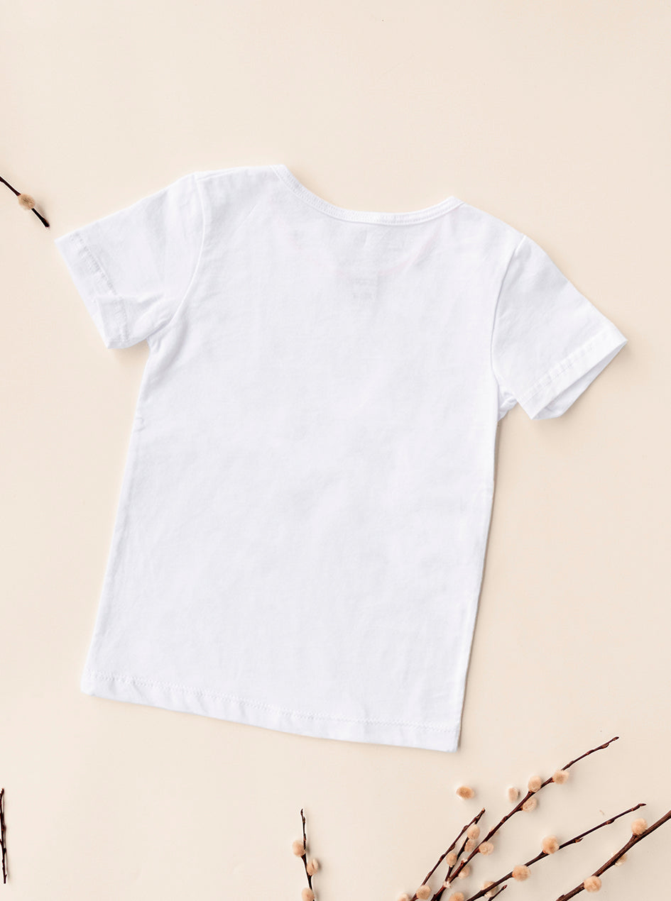 Camiseta De Algodón Manga Corta