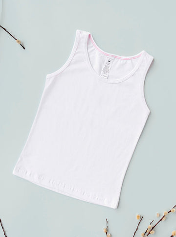 Camiseta De Algodón Sin Mangas